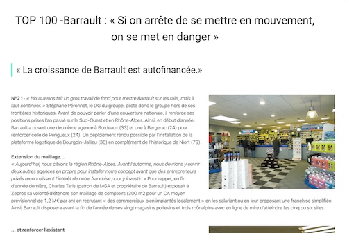 Article de presse Barrault